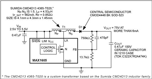 Small, High-Voltage Boost Converters | Maxim Integrated